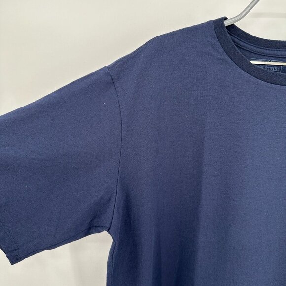 Patagonia Men's Responsibili-tee T-Shirt sz L Navy Blue St. Paul Loon Lakes NWT - Picture 4 of 7